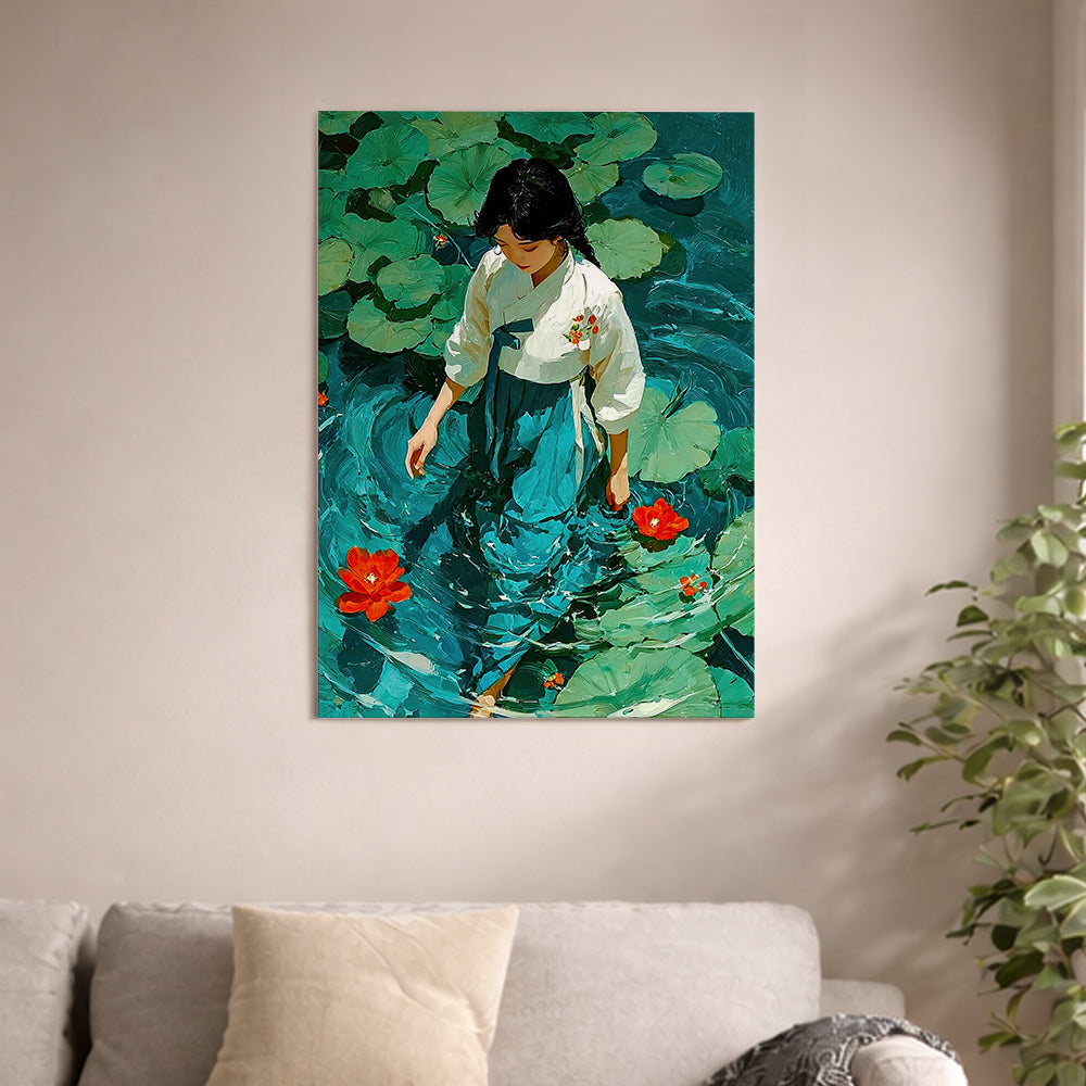 Lotus Pond Woman