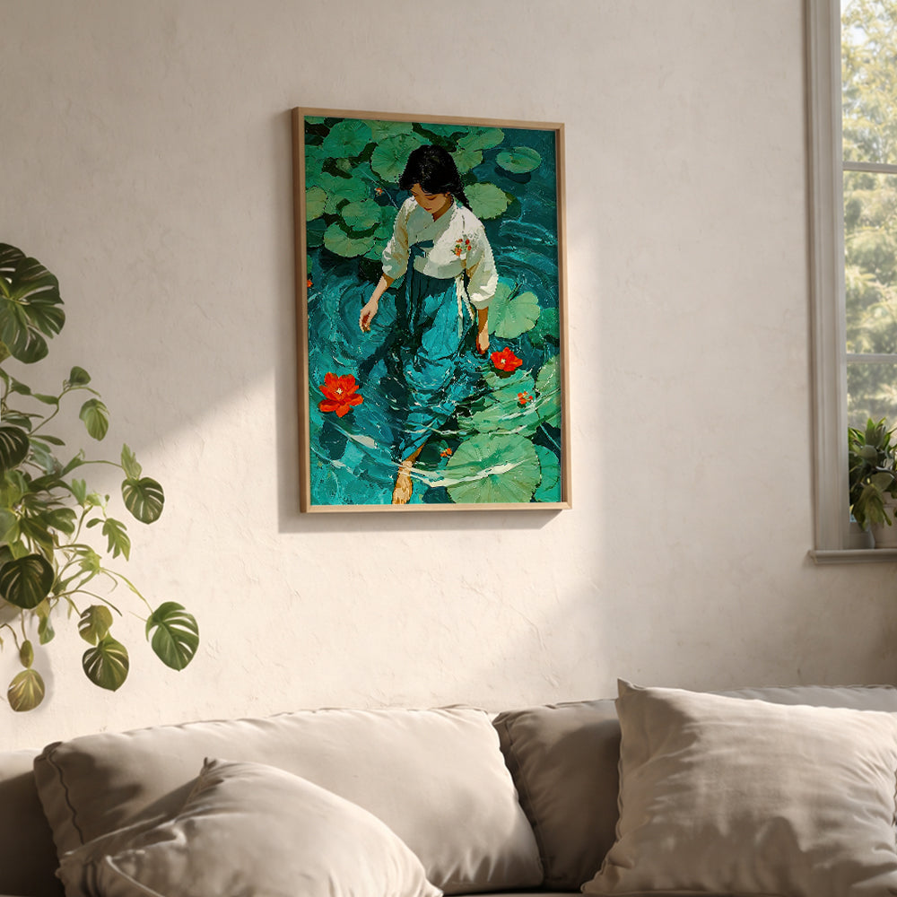 Lotus Pond Woman