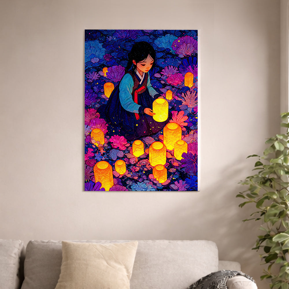 The Girl and Radiant Lanterns