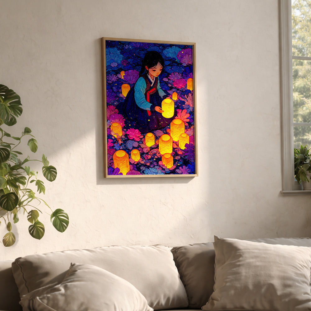 The Girl and Radiant Lanterns