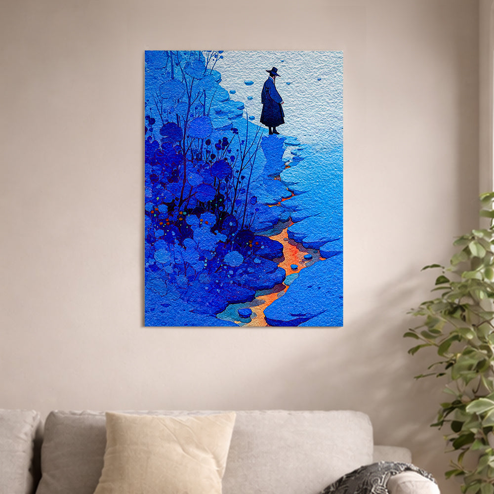 A Man in the Rushing River